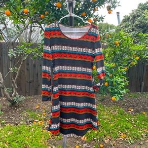 Reindeer Sweater Dress Perfect for Christmas or Any Occasion, Soft With Pockets!